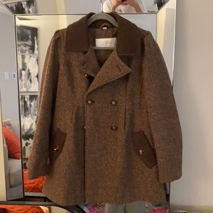 Brown Tweed Jessica Simpson Peacoat